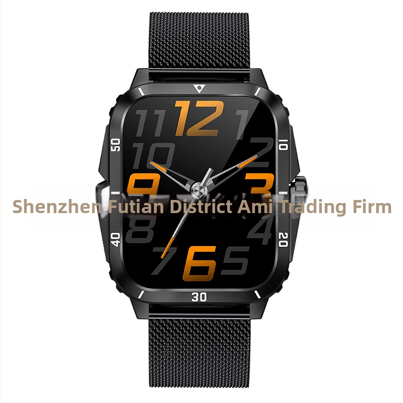 Határokon átnyúló Kt71 okosóra pulzusméréssel, Bluetooth hívással, tárcsázással, lépésszámlálással, több sport móddal és multifunkcionális sportórával