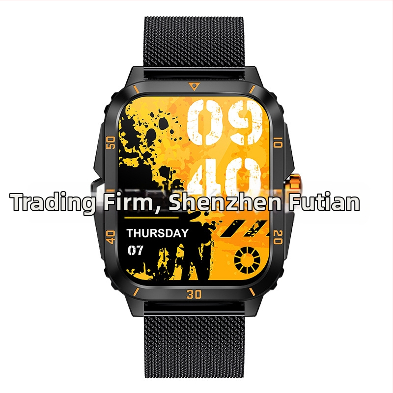 Határokon átnyúló Kt71 okosóra pulzusméréssel, Bluetooth hívással, tárcsázással, lépésszámlálással, több sport móddal és multifunkcionális sportórával