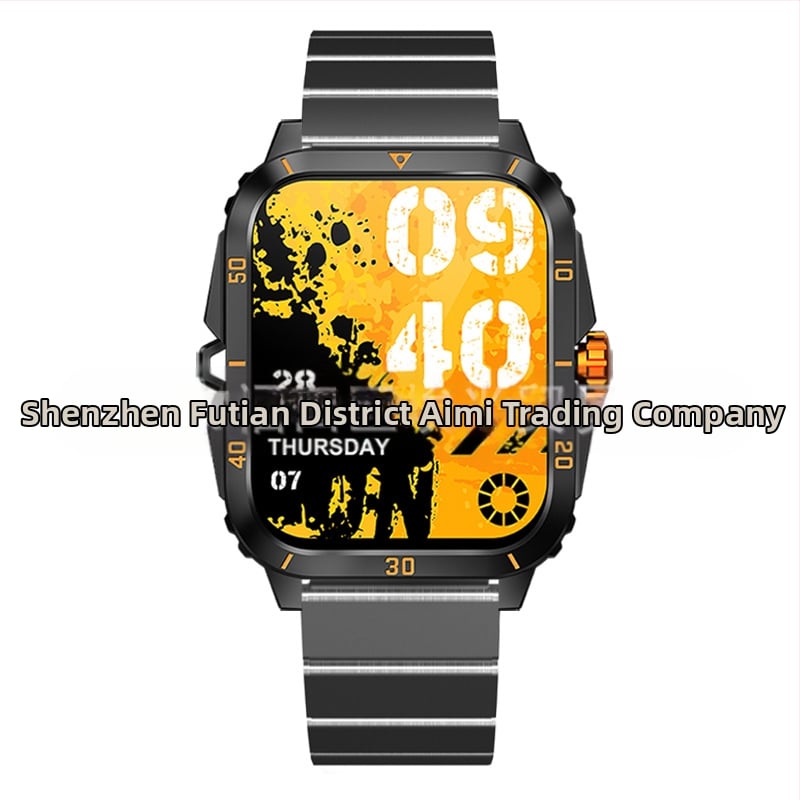 Határokon átnyúló Kt71 okosóra pulzusméréssel, Bluetooth hívással, tárcsázással, lépésszámlálással, több sport móddal és multifunkcionális sportórával