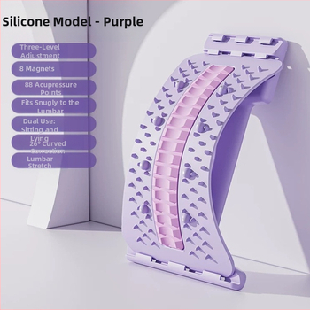 Nimmelihase leevendaja, vöökoha harjutuste venitaja, emakakaela lülisamba ülaosa, vöökoha avamine, õla avamine, seljajooga abiveojõukontroll, magnetteraapia vöökaitse