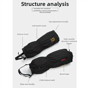 Suusatamine õues lumikate meeste ja naiste matkamiseks lumekindel madu liivakindel jalakaitse kingakate jalakate jalakate 89 04