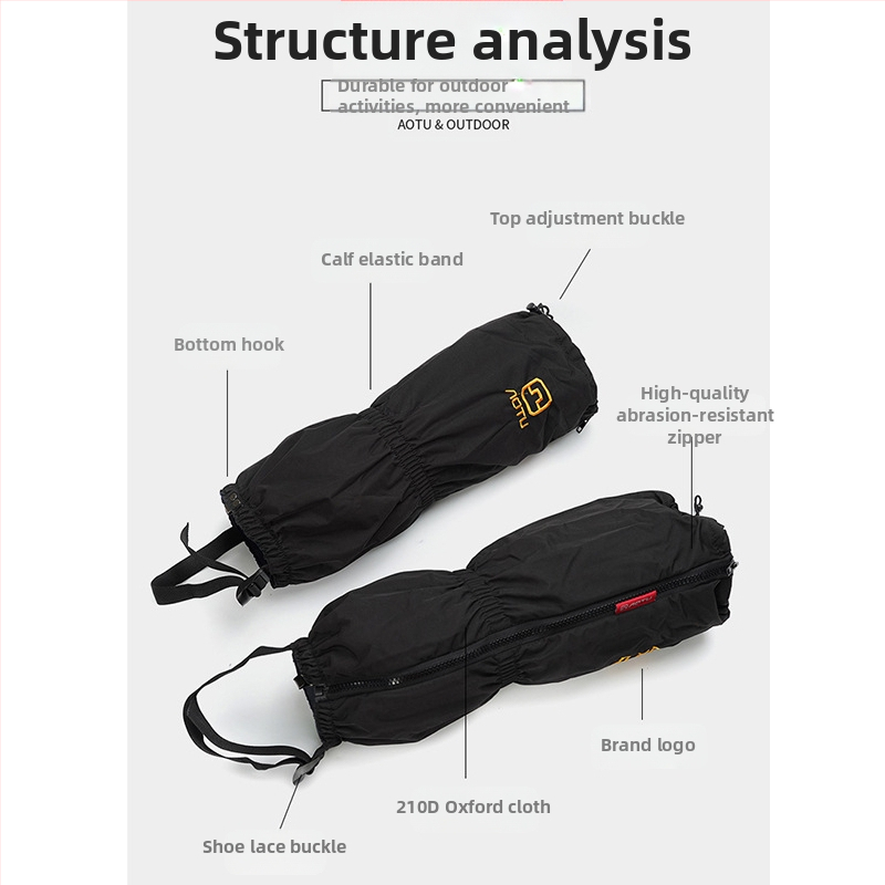 Suusatamine õues lumikate meeste ja naiste matkamiseks lumekindel madu liivakindel jalakaitse kingakate jalakate jalakate 89 04