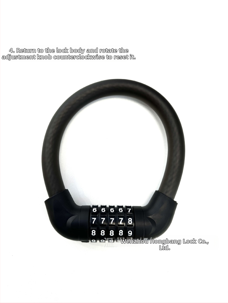 Lacăt pentru bicicletă, Lacăt cu cablu combinat pentru bicicletă, Lacăt pentru vehicul electric, Lacăt antifurt, Lacăt portabil pentru bicicletă de munte