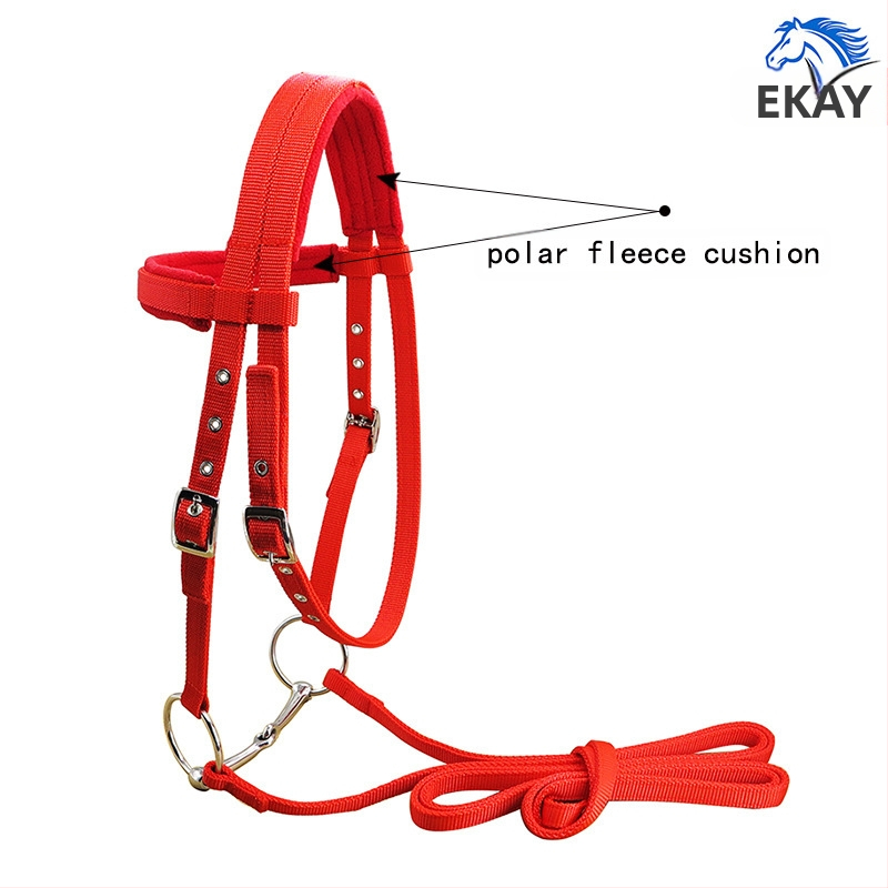 20 mm laiune PP rihm, veekindlad valjad, valjaste pea, valge nikeldatud hobuse närimisrihm käsnaga LT5000