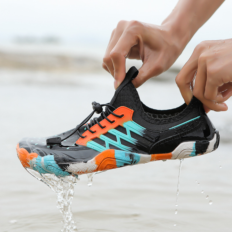 2024 m. nauji paplūdimio batai, vyriški bateliai, moteriški plaukimo bateliai, greitai džiūstantys, kvėpuojantys batai, alpinizmo batai