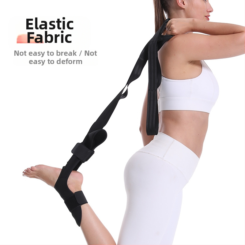 Фабричен едро рехабилитационен тренировъчен колан за разтягане на крака и крака, йога разтягащ колан, сегментиран регулиращ спомагателен колан за разтягане на крака