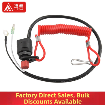 Motorcsónak Hajó Külmotor Lángkikapcsoló Kapcsoló Biztonsági Húzózsinórral ATV Lángkikapcsoló Készülék Kapcsolóval