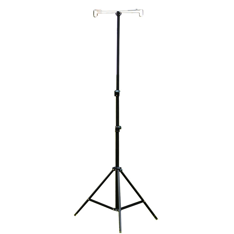 2,1 m välistingimustes kasutatav telkimisvalgusti alus, kokkupandav, reguleeritav telkimisvalgusti post, topeltkonksuga riputus, mobiilne telkimisstatiiv