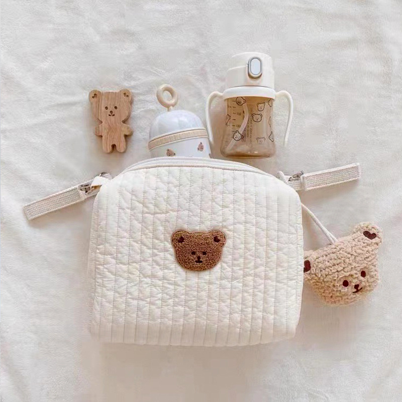 Korea stiilis emmekott, beebiauto riputuskott, multifunktsionaalne ema ja beebikott, beebikaru hoiukott, beebikõnni esemete hoiukott