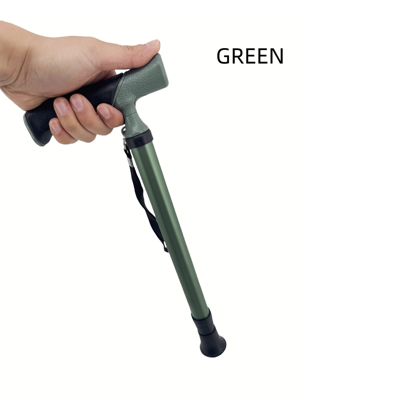 Itin lengvas nešiojamas teleskopinis ramentas, neslystantis medicininis ramentas, reguliuojamas dvigubos paskirties alpinizmo lazda pagyvenusiems žmonėms