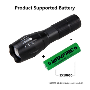 Πολυλειτουργικός φακός A100 για υπαίθριες πεζοπορίες, φορητός, ισχυρός φωτισμός, κόκκινος, πράσινος, μπλε, μωβ, λευκός, φακός από κράμα αλουμινίου