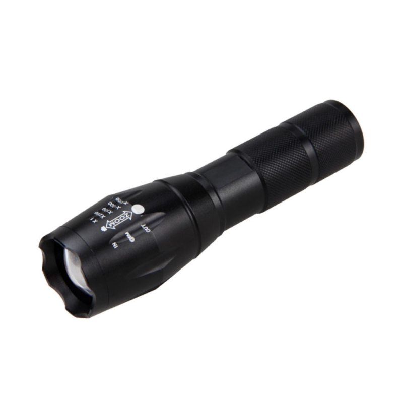 A100 Многофункционално фенерче за външен туризъм, преносимо, силно фокусирано, червено, зелено, синьо, лилаво, бяло, светлина, фенерче от алуминиева сплав