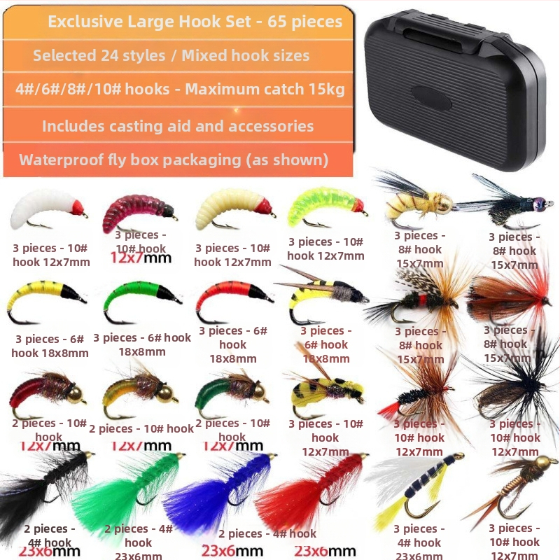 Luya Bait Fly Hook kostīms baltsvītrainajai tilapijas asari melnām zivīm, viltus ēsmas izmēra āķis