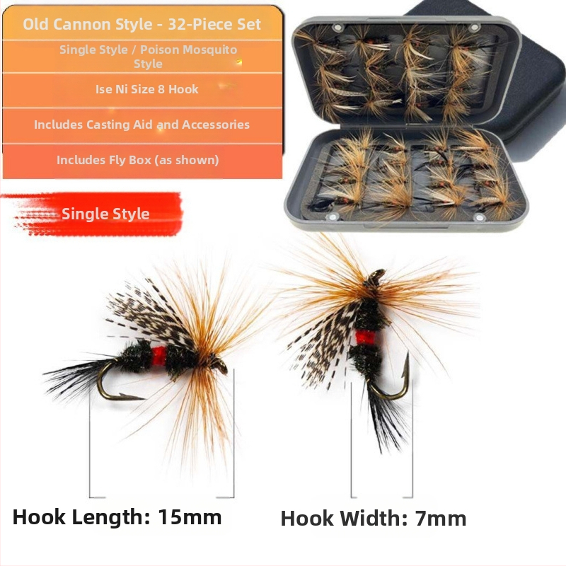 Luya Bait Fly Hook kostīms baltsvītrainajai tilapijas asari melnām zivīm, viltus ēsmas izmēra āķis