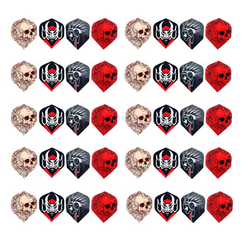 На склад 40 броя костюм PET острие за стрелички, аксесоари за стрелички, перце, крило за стрелички, полет, без пяна, без бръчки, без излитане