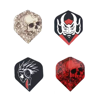 На склад 40 броя костюм PET острие за стрелички, аксесоари за стрелички, перце, крило за стрелички, полет, без пяна, без бръчки, без излитане