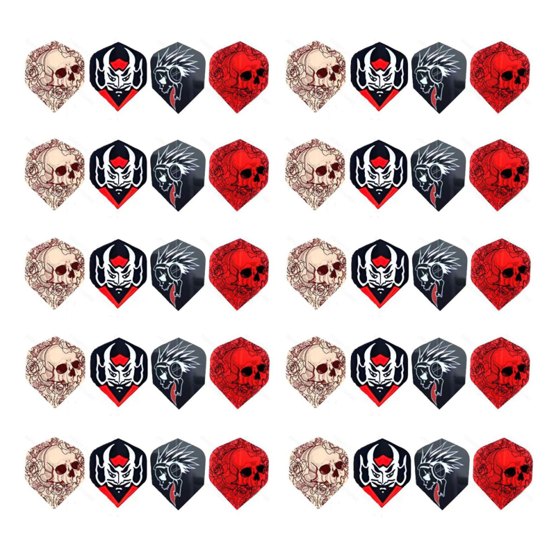 На склад 40 броя костюм PET острие за стрелички, аксесоари за стрелички, перце, крило за стрелички, полет, без пяна, без бръчки, без излитане