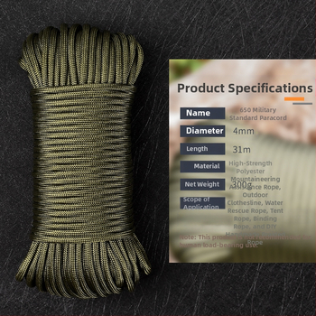 650 sõjaväe reegel 10 põhivarustus langevarjuri veojõu päästevarustus pesunöör telgiköis mägiköis