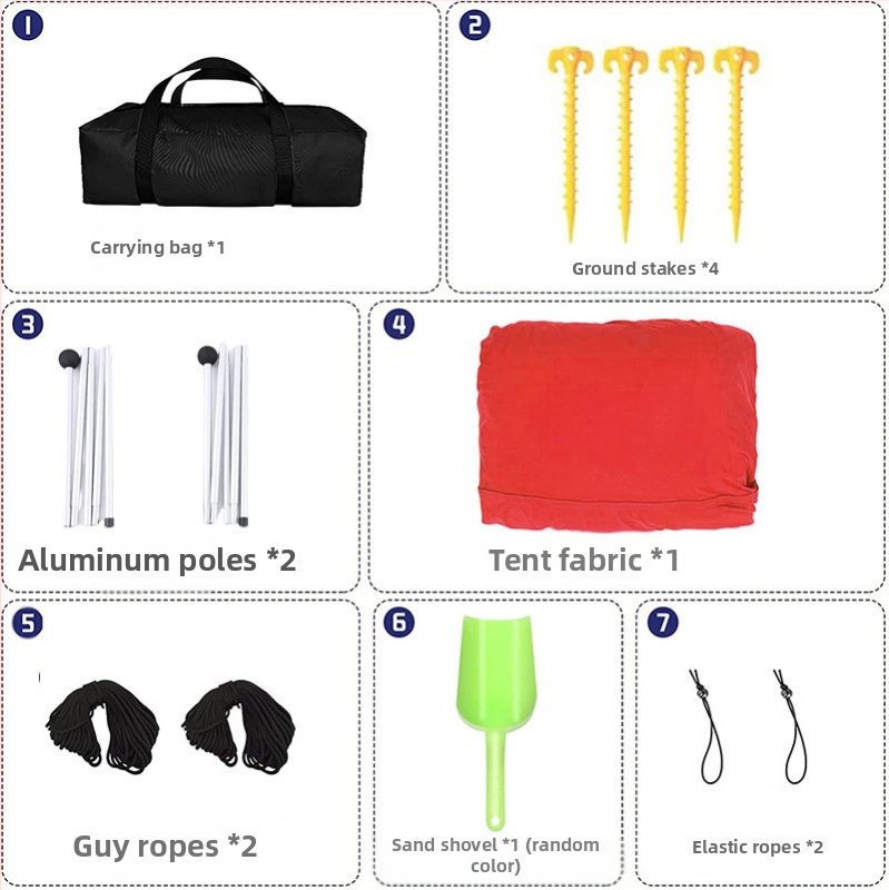 Piiriülene rannatelk Lycra varikatus päikesevari päikesekreem lahe välistingimustes mereäärne telkimine kalapüügi varikatus telkimistelk