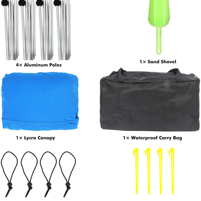 Piiriülene rannatelk Lycra varikatus päikesevari päikesekreem lahe välistingimustes mereäärne telkimine kalapüügi varikatus telkimistelk