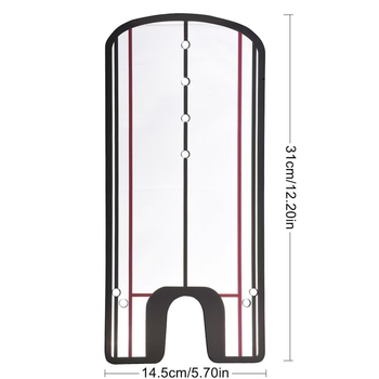 Έτοιμο από τον κατασκευαστή γκολφ διπλής στρώσης με πυκνή ακρυλική σανίδα Putter Mirror Putter για διορθωτή στάσης γκολφ για εξάσκηση