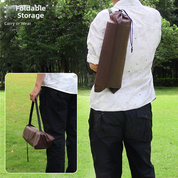 Външен къмпинг възглавница за гръб, обикновен плажен стол, преносим тревен стол, многофункционален сгъваем издръжлив стол за отдих