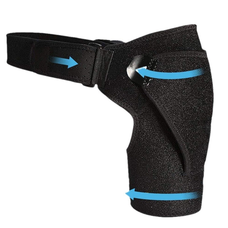 Kryžminės sportinės pečių pagalvėlės su slėgiu, reguliuojami pečių dirželiai, neslystantys, kvėpuojantys, vyrams ir moterims skirti pečių palaikymo dirželiai.