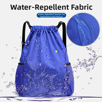 Kimptaskuga seljakott Lihtne reisiseljakott Suure mahutavusega pingutusnööriga jalgpalli-korvpallikott Kohandatud logoga