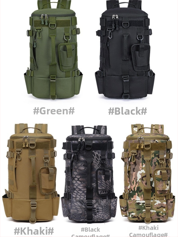 Многофункционална чанта за планинарство, чанта за риболовни принадлежности, чанта за въдици, раница, голям капацитет, разделяне на сухо и мокро, водоустойчив дизайн