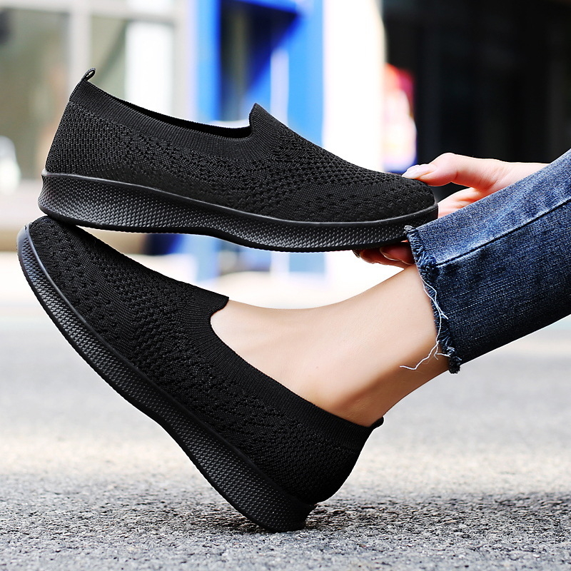 2024-es, határokon átnyúló Hiton 35-44-es méretű, Flying Weaver női sport- és szabadidőcipő, határokon átnyúló, plus size női cipők, lélegző, kényelmes női egyrészes cipők