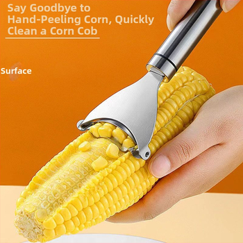 Nerūdijančio plieno kukurūzų obliavimo staklės, kūrybingas daugiafunkcis kūlimo artefaktas, kukurūzų grūdų separatorius, buitiniai virtuvės įrankiai, reikmenys