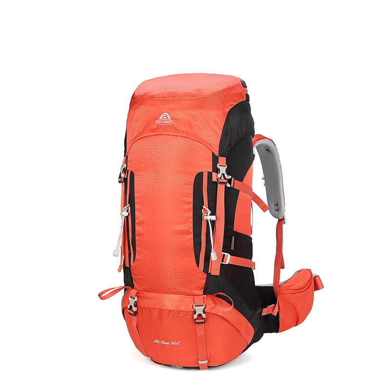 Profesionálny multifunkčný ultraľahký športový batoh s veľkou kapacitou 60 litrov, vhodný pre outdoorové horolezectvo, turistiku a kempovanie pre mužov a ženy.