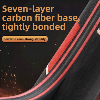 Επαγγελματική ρακέτα πινγκ πονγκ αγωνιστικής κατηγορίας, ίσια ρακέτα φοιτητών ενηλίκων, υψηλής ελαστικότητας, αντικολλητική διπλή ρακέτα, χειροποίητη