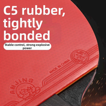 Επαγγελματική ρακέτα πινγκ πονγκ αγωνιστικής κατηγορίας, ίσια ρακέτα φοιτητών ενηλίκων, υψηλής ελαστικότητας, αντικολλητική διπλή ρακέτα, χειροποίητη