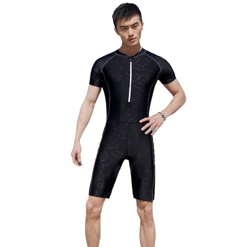 Ανδρικό και γυναικείο ολόσωμο μαγιό επαγγελματικής εκπαίδευσης με κοντομάνικο παντελόνι, καθαρό μαύρο μαγιό χονδρικής, διασυνοριακή αγορά, ομαδική αγορά, προσαρμογή φοιτητών