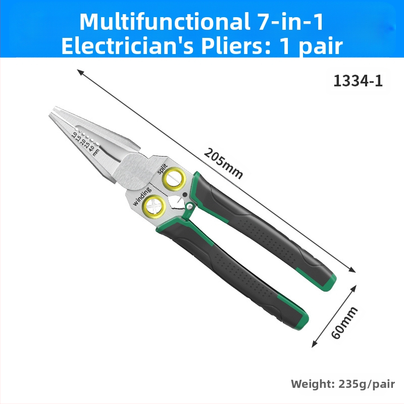 8-u-1 višenamjenska kliješta za mjerenje i skidanje izolacije žice, rezanje žice, izvlačenje žice, škare za žicu i kabele, kliješta za guljenje, kliješta za krimpovanje električnih žica