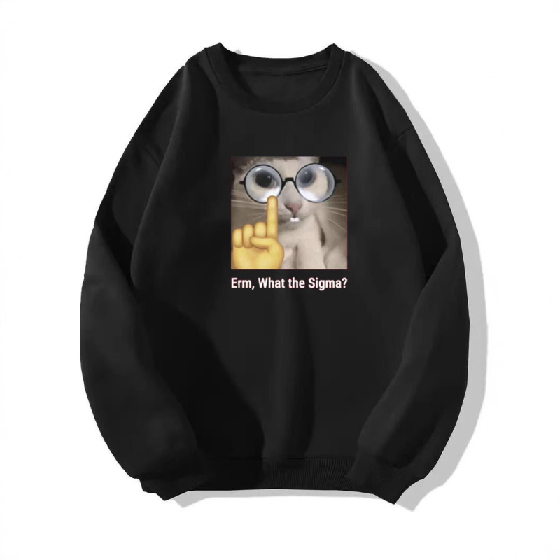 Új Kerek Nyakú Pulóver Hosszú Ujjú Laza Őszi és Téli Pulóver Betűs Logós Trendi Márkás Felső Betűs Trendi Laza Fazonú