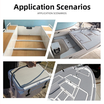 EVA imitatsiooniga tiikpuust põrandamatt, piludeta, hallide juuste haaramiseks mõeldud haagissuvilate teki mere dekoratiivpõrand liimiga aluspinnaga