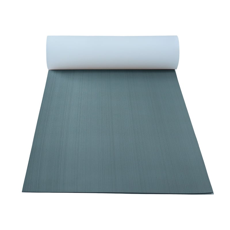 EVA imitācijas tīkkoka grīdas paklājiņš bez spraugām, sirms, matus satverošs RV klāja jūras dekoratīvs grīdas paklājs ar līmējošu pamatni