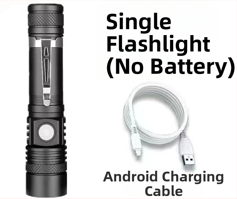 Naujas T6 tolimojo nuotolio žibintuvėlis su USB įkraunamu aliuminio lydinio teleskopiniu priartinimu, LED mini žibintuvėlis su gamykliniu išpardavimu