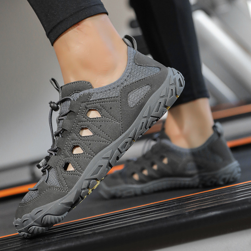 2024 Férfi lélegző kültéri túracipők, Férfi sportszandálok, Uniszex folyóparti cipők, Férfi csúszásmentes kültéri hétköznapi cipők