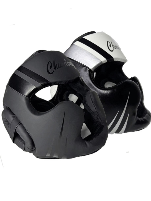 Poksipea kaitsjad Professionaalne võitlus Sanda Täiskasvanud Laste Poksiahvi Näokiiver Poksi Täielik Kaitsev Peakate