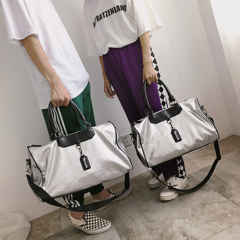 Lielas ietilpības atsevišķa sporta ceļojumu soma sausai un mitrai lietošanai vīriešu sporta soma sieviešu soma viegla pārnēsājama bagāžas soma īsu distanču ceļojumu soma