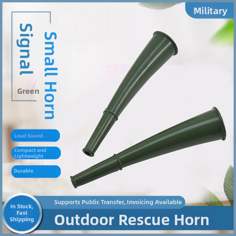 Rohelise sarve vile, välitingimustes kasutatav hädaolukorra ellujäämiskoolitus, kogunemiskoht, plastmassist signaal, väike sarv