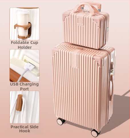 20 hüvelykes alumínium vázas kocsi tok univerzális kerekes bőrönd női bőrönd retro 24 hüvelykes diák jelszó doboz nagykereskedelmi poggyász