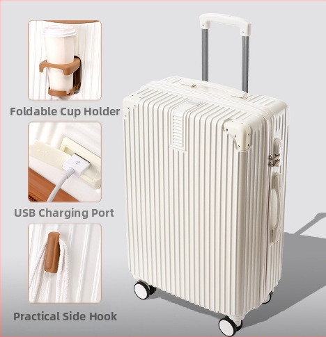 20 hüvelykes alumínium vázas kocsi tok univerzális kerekes bőrönd női bőrönd retro 24 hüvelykes diák jelszó doboz nagykereskedelmi poggyász