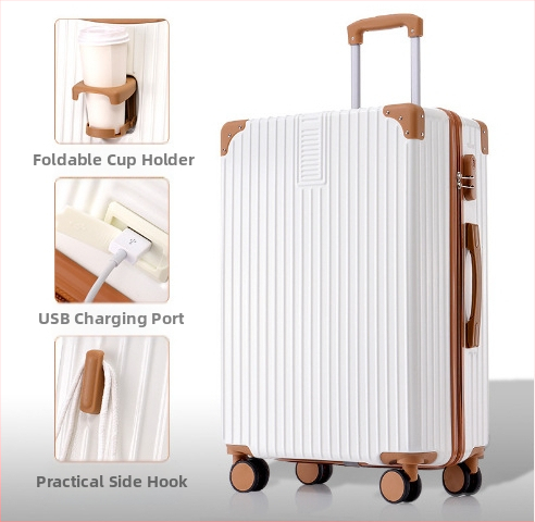 20 hüvelykes alumínium vázas kocsi tok univerzális kerekes bőrönd női bőrönd retro 24 hüvelykes diák jelszó doboz nagykereskedelmi poggyász