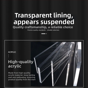 Уен Чуанг Две акрилни кутии за опаковане на монети 40 мм 35 мм възпоменателен медальон за монети Външна кутия с лазерно гравиране