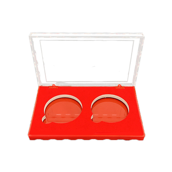 Уен Чуанг Две акрилни кутии за опаковане на монети 40 мм 35 мм възпоменателен медальон за монети Външна кутия с лазерно гравиране