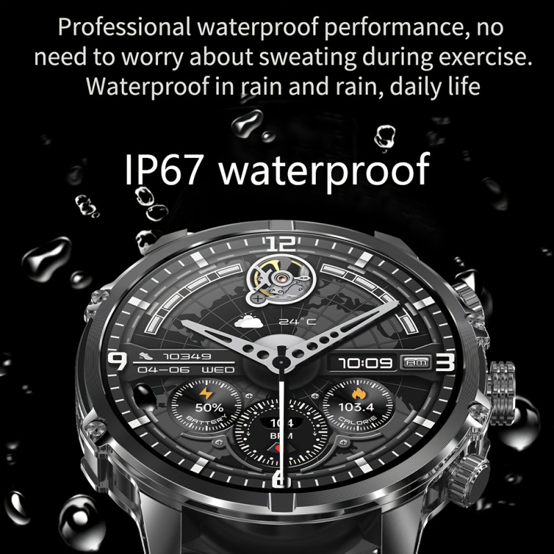 CF53 Határokon átnyúló robbanások Férfi új üzleti okosóra Bluetooth hívás Több sport mód Intelligens hangsegítség